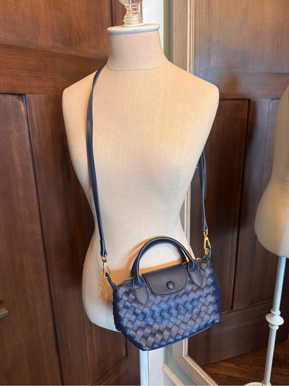 Expressions NYC navy crossbody bag. NWOT